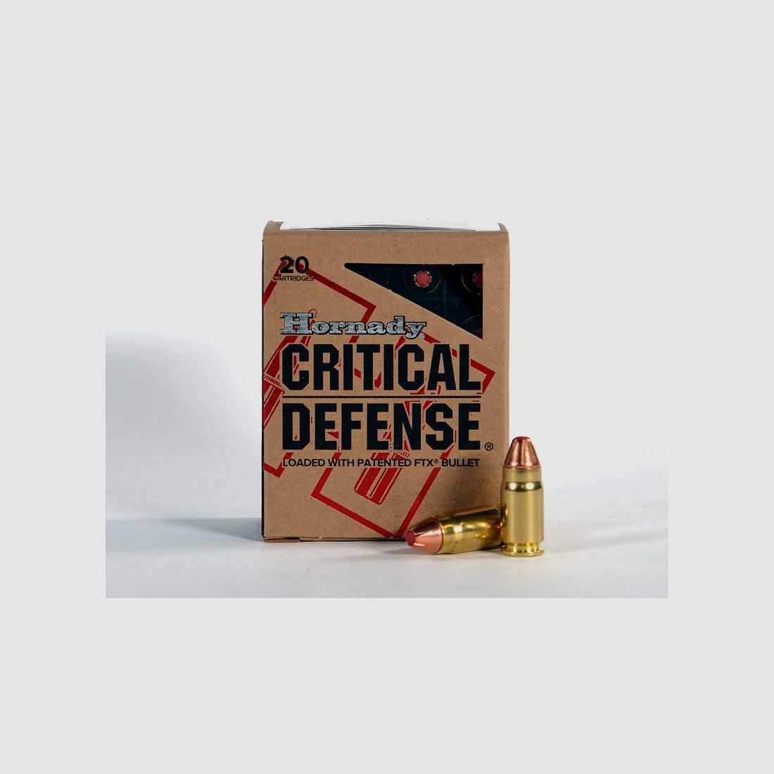 Hornady Critical DEFENSE FTX .357 SIG, 115 grs 1 paquete (20 disparos a 1,695 €*)