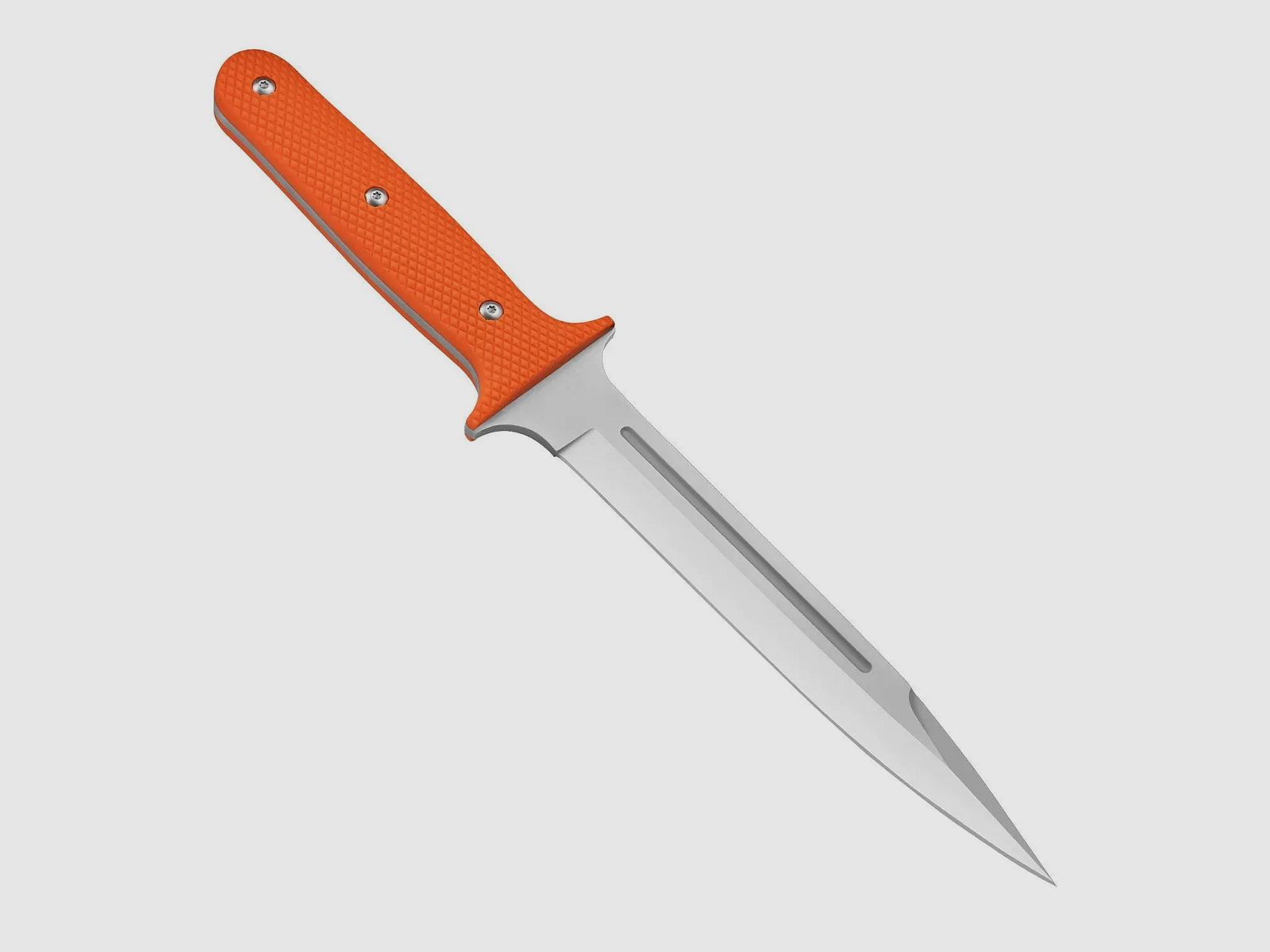 PUMA XP pig sticker 13, Abfangmesser, Orange G10 mit Fischhaut, Kydex Scheide