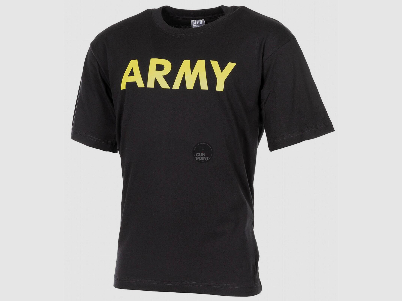T-Shirt, bedruckt, Army",schwarz"