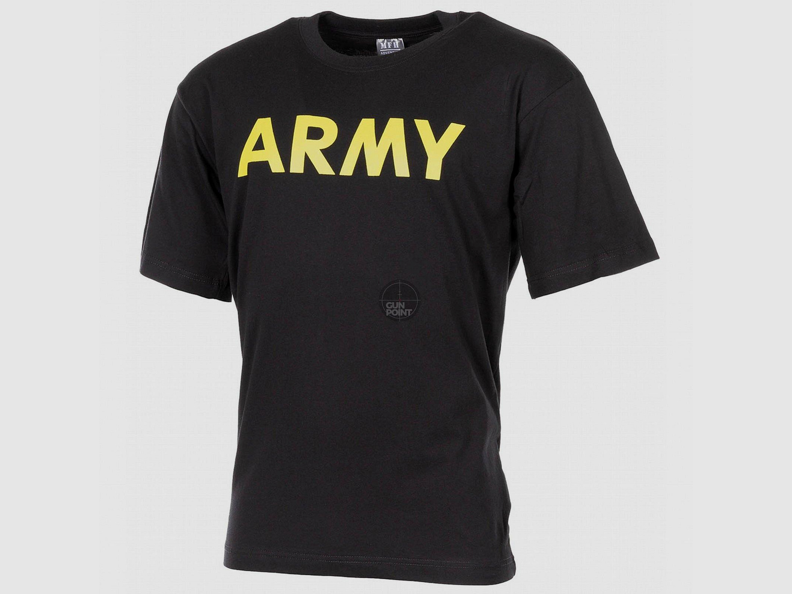 T-Shirt, bedruckt, "Army",schwarz