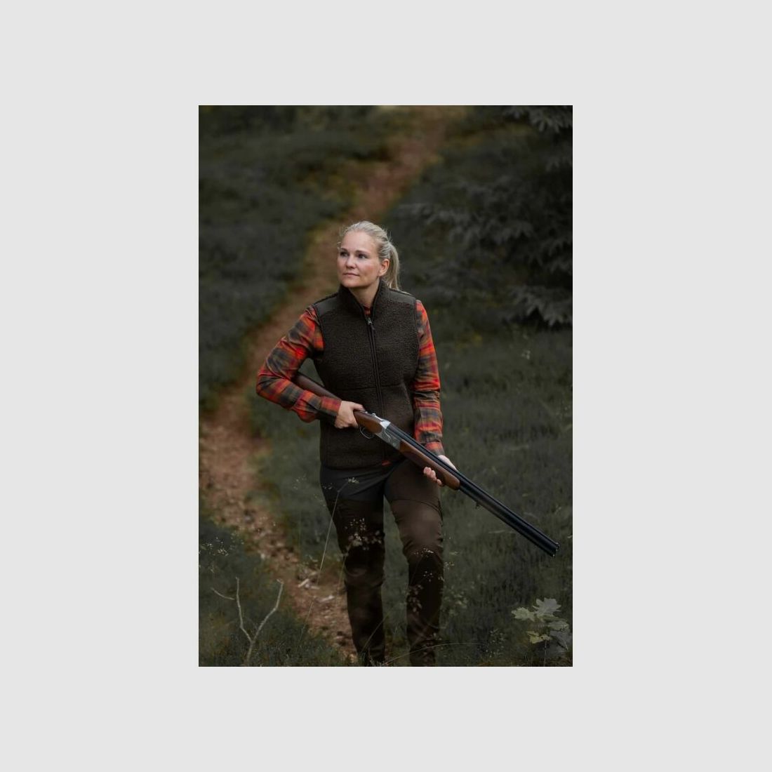 Northern Hunting Damen Weste Gunni Dunkelgrün
