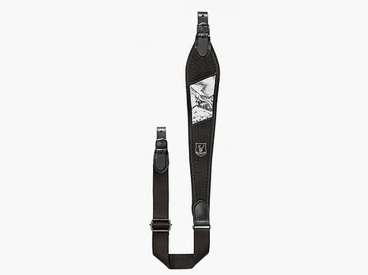 RISERVA TRACOLLA FÜR CARABINA CAMOSCIO AUS LEDER MIT CARBON-EFFEKT R2130