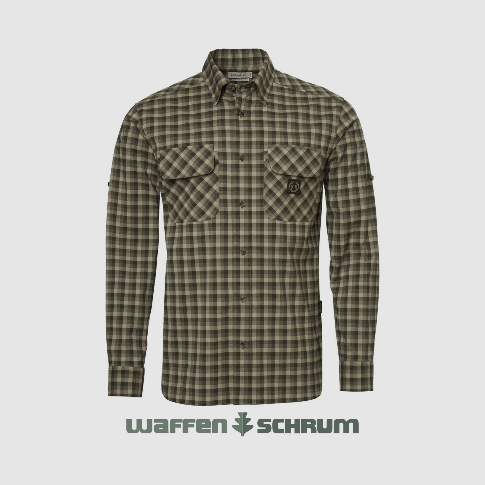 Chevalier Hemd Creek Shooting Fit Mink Brown Checked
