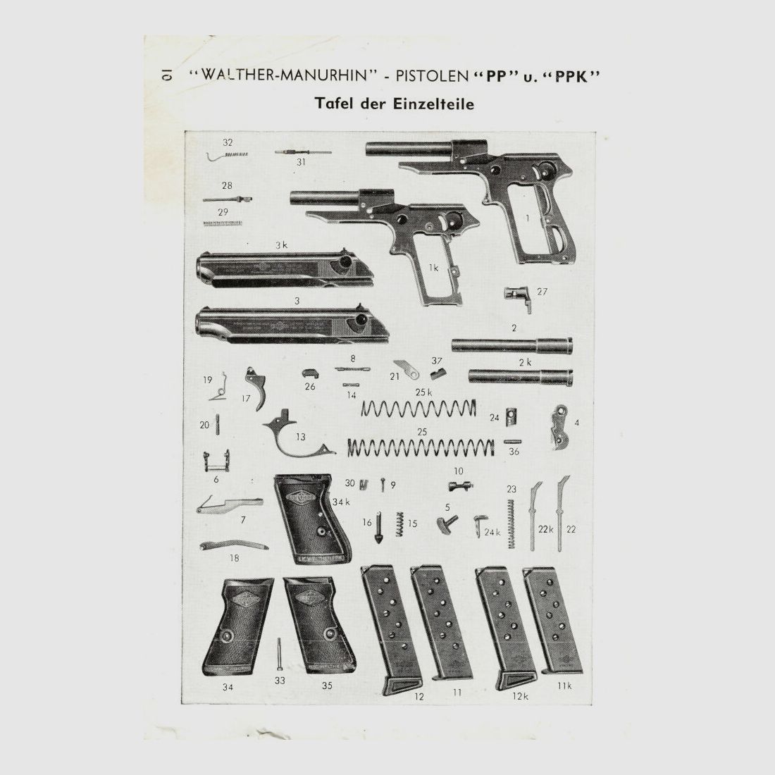 Walther Achse, Hahn für PP / PPK [ 5 ]