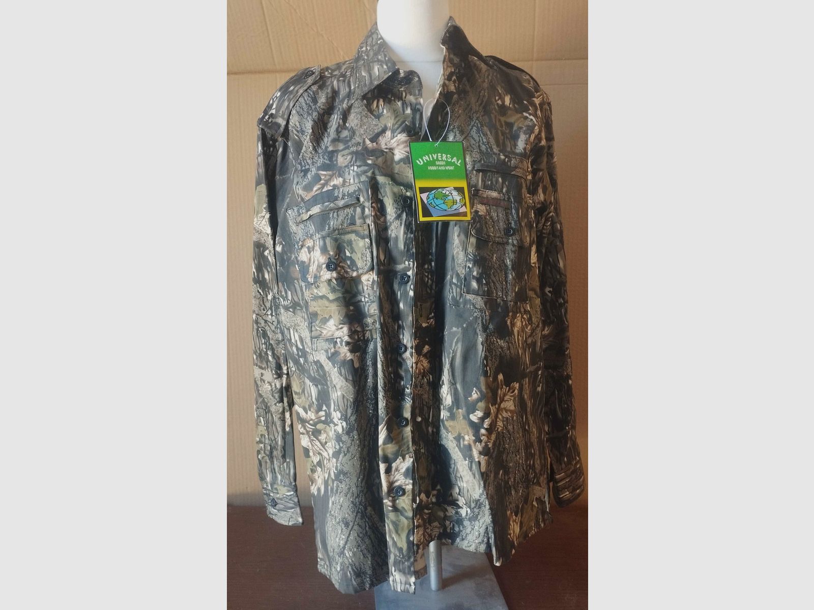 UNIVERSAL COTTON SHIRT LIGHT MULTI-POCKET UNDERBRUSH Size M, image 4 of 10