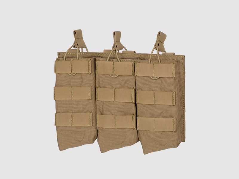 Open Top Triple 7.62x39 AK Mag Pouch - CB
