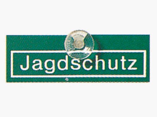 Autoschild "Jagdschutz"