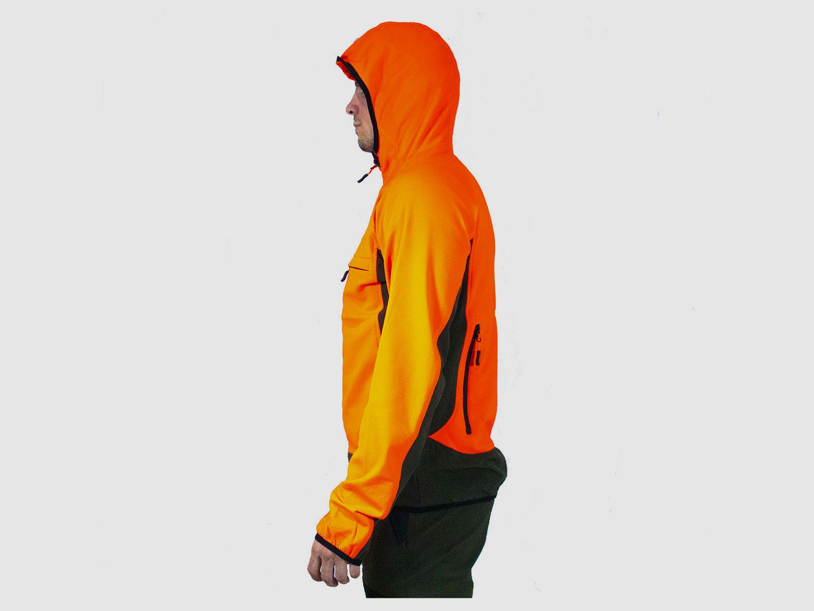 BLATEX – HYBRIDJACKE ELAST GRÜN/ORANGE, Bild 3 von 4