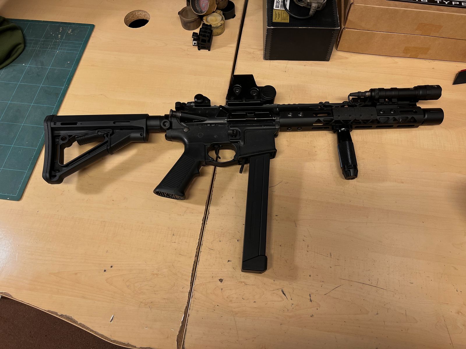 Kit de conversión Airsoft AR15 a MP en negro