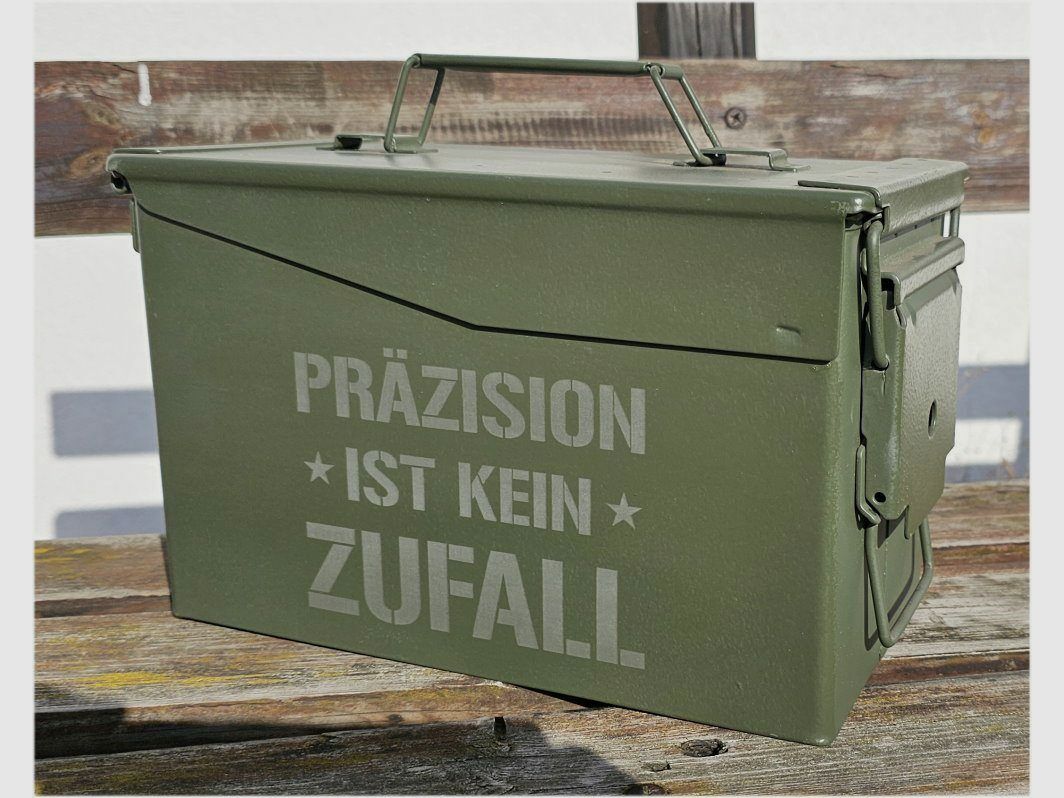 BW Original cal.50/5,56 Munitionskiste, Wasserdicht, mit GRAVUR NEU!!!