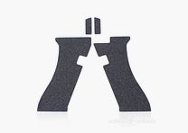 Copper & Brass Sandgrips Glock 17 - Gen4
