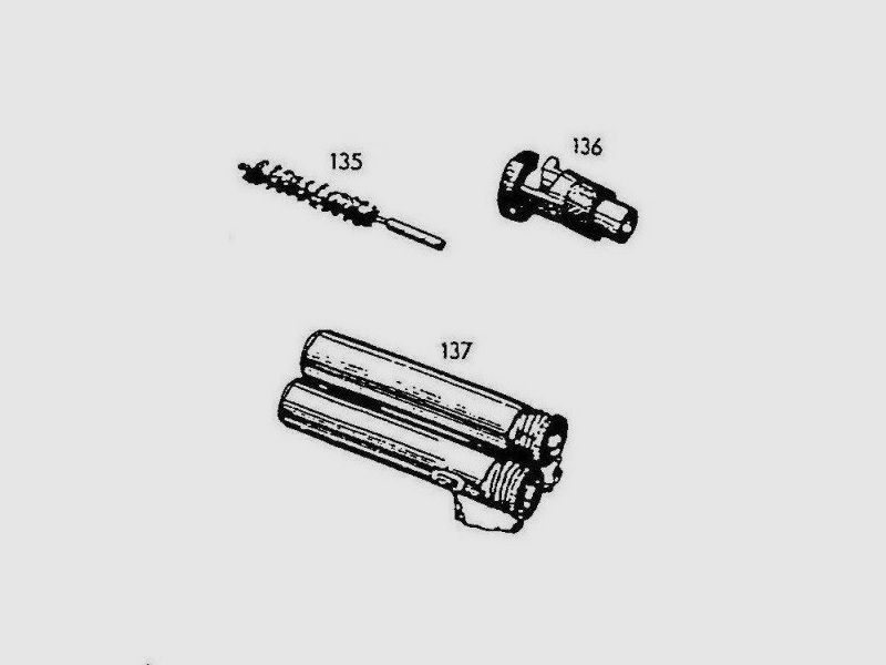 Cleaning rod guide Military No. 136