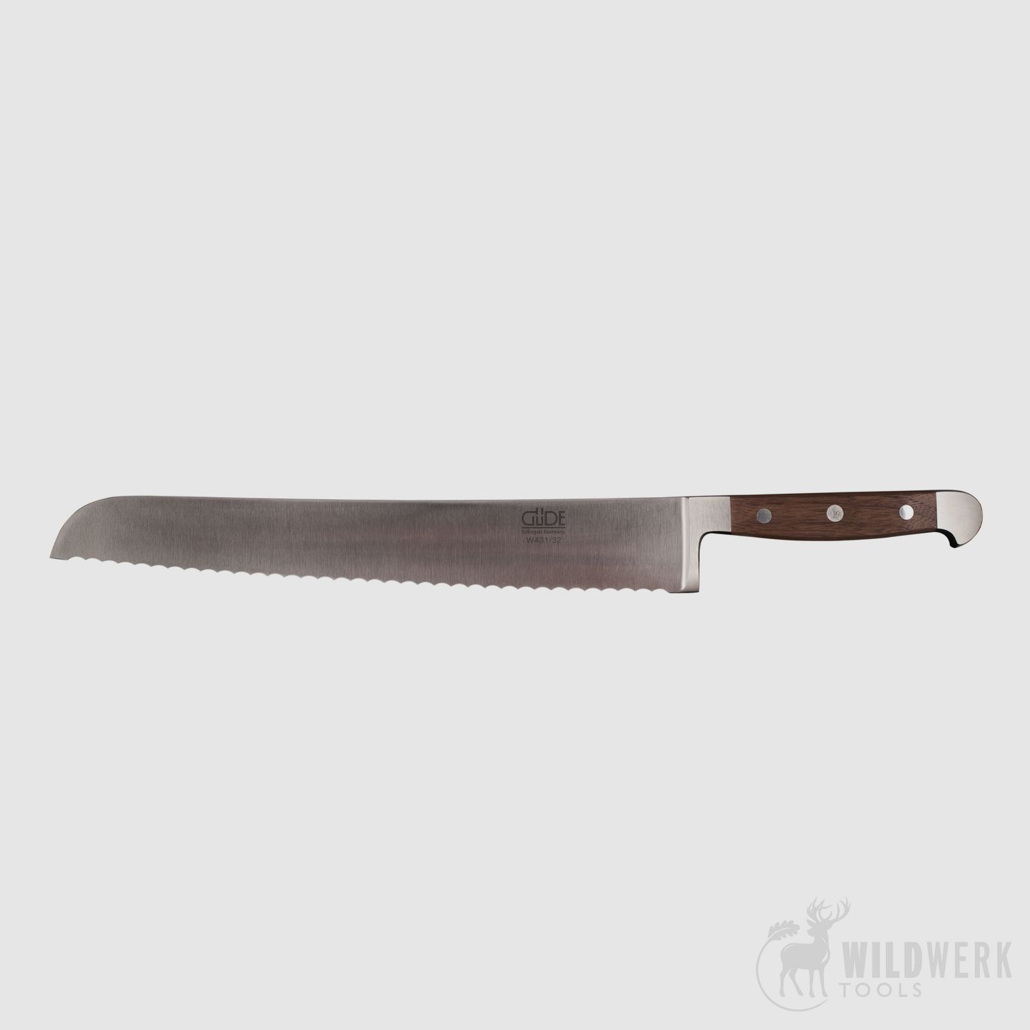 Güde Bread Knife "Franz Güde" Alpha Walnut