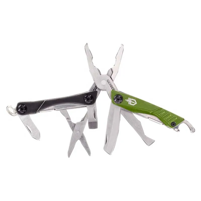 Compact Gerber Dime green multitool, image 1 of 2