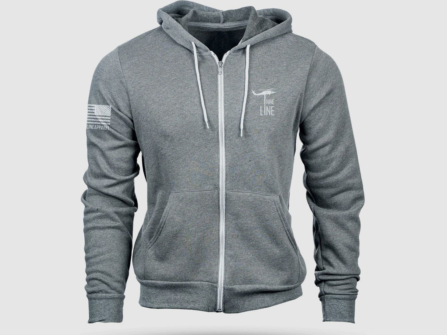 DROPLINE LOGO - FULL-ZIP HOODIE, image 1 of 5