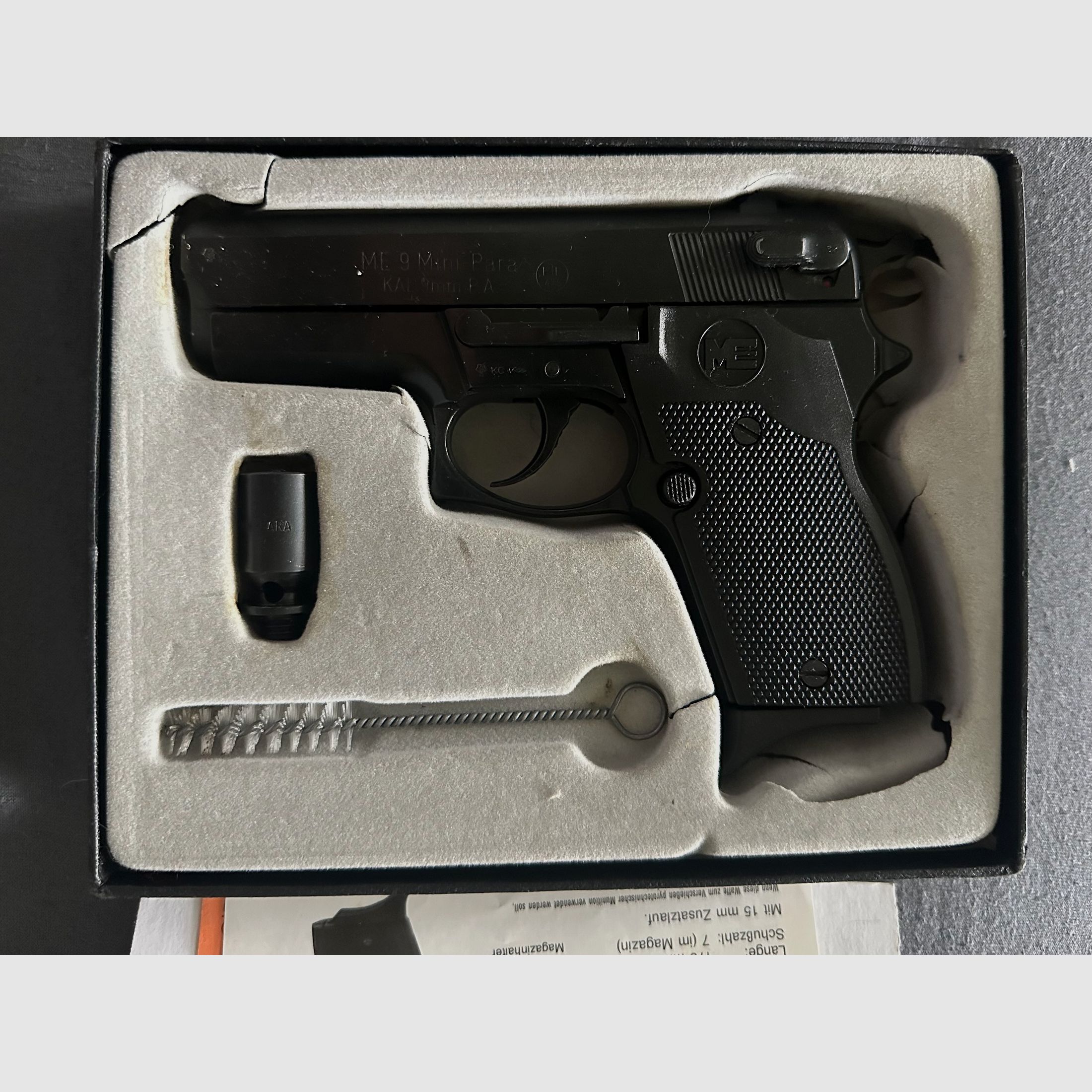 Mini Para | ME Solingen | Sammlerstück | P.A.K 9mm Knall