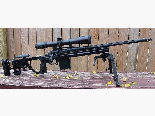 KRG Whiskey 3 Stock for Tikka T3 – Remington 700 Folding (Black)