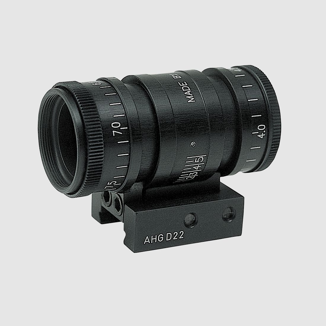 ahg Anschütz Duo-Iris-Glasringkorn für Feinwerkbau, Ø 2,8 – 4,8 mm innen und 6,4 – 9,0 mm aussen, M 22, Bild 1 von 4