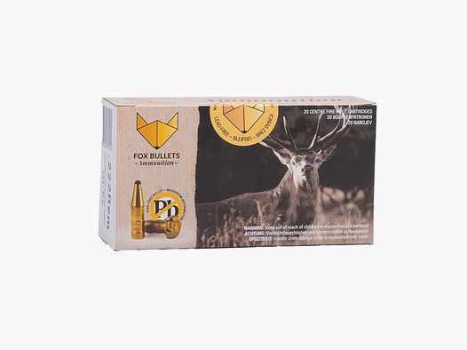 Fox-Bullets .222 Rem. Hunter Classic 2.9g/45gr Rifle Cartridges Lead-Free