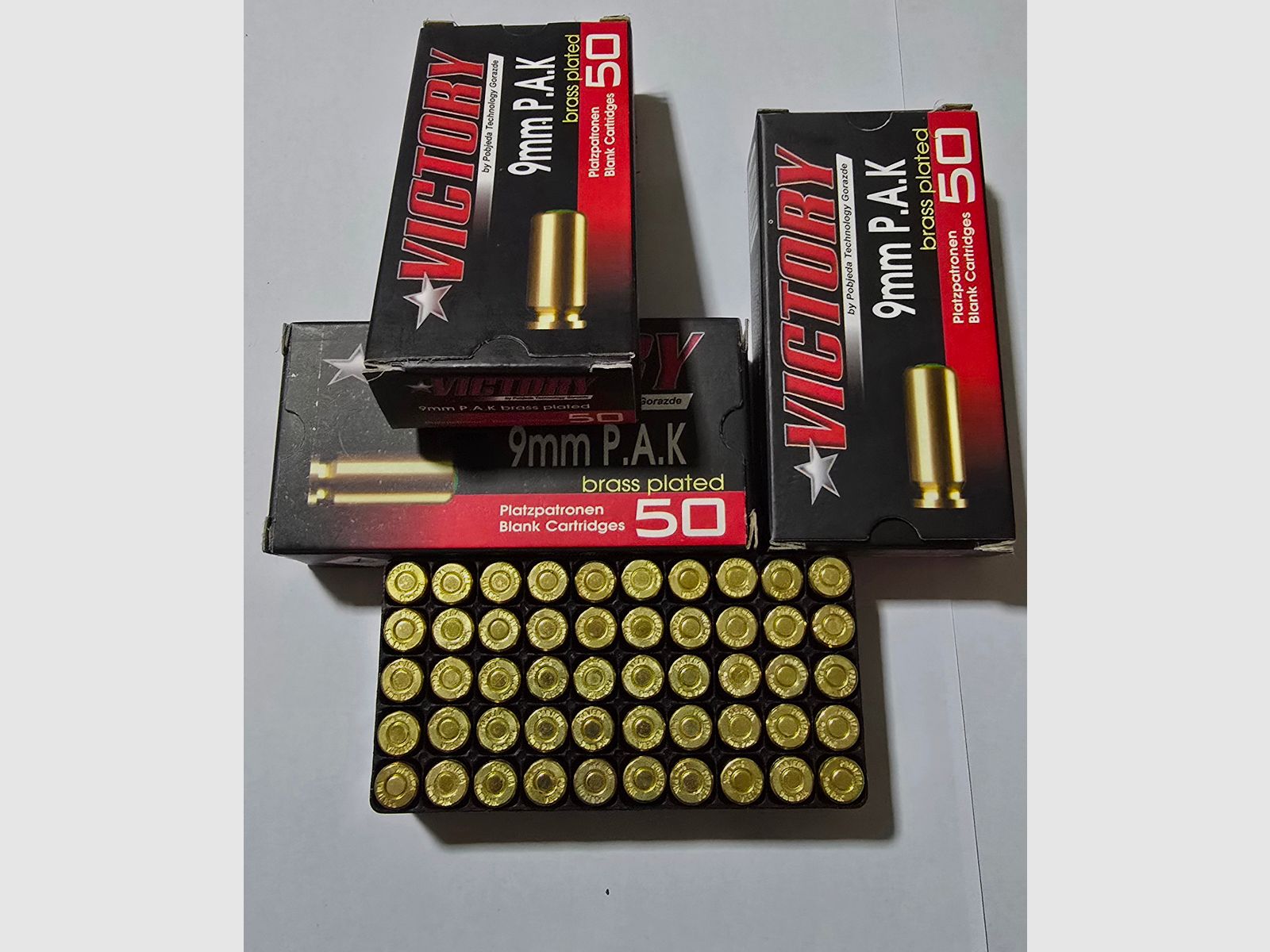Platzpatronen 9mm PAK Victory Schreckschuss