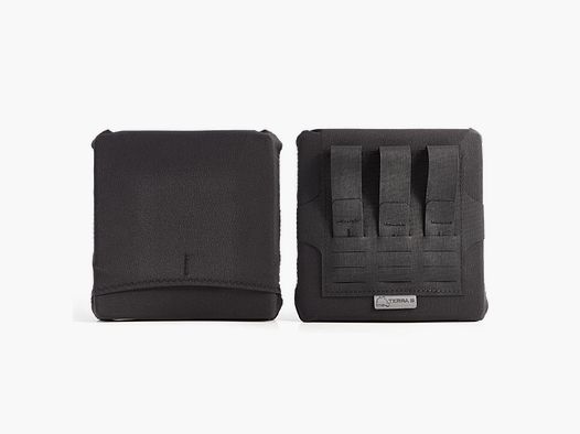 TERRA B® Tasche per piastre laterali - Nero