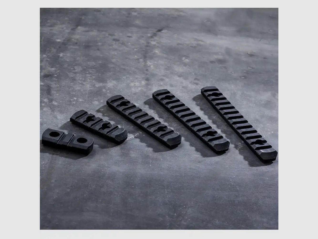 HERA Arms M-LOK Rail Set – Picatinny – 6 pezzi – Nero