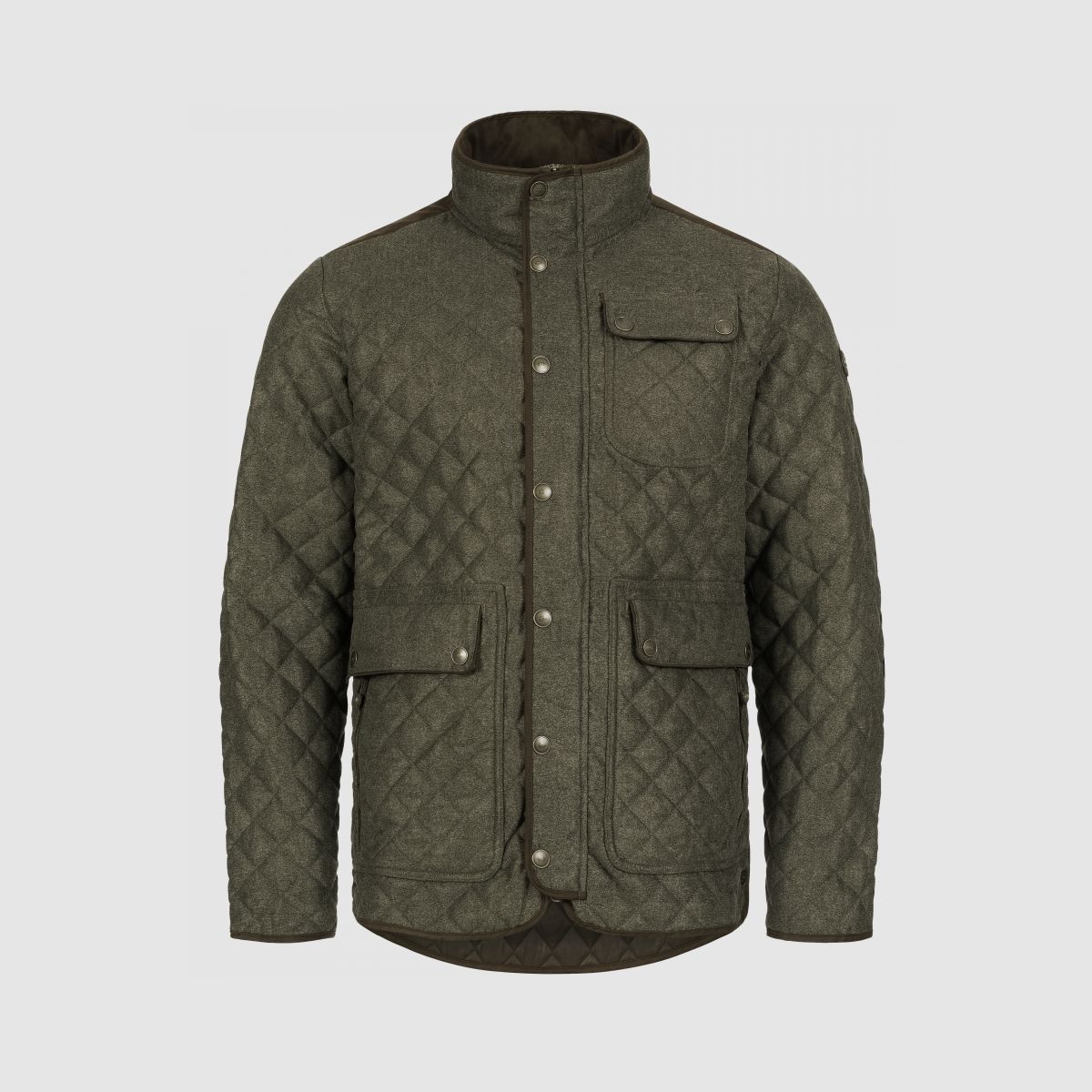 BLASER Herren Vintage Jacke Miles Olive Melange- Black