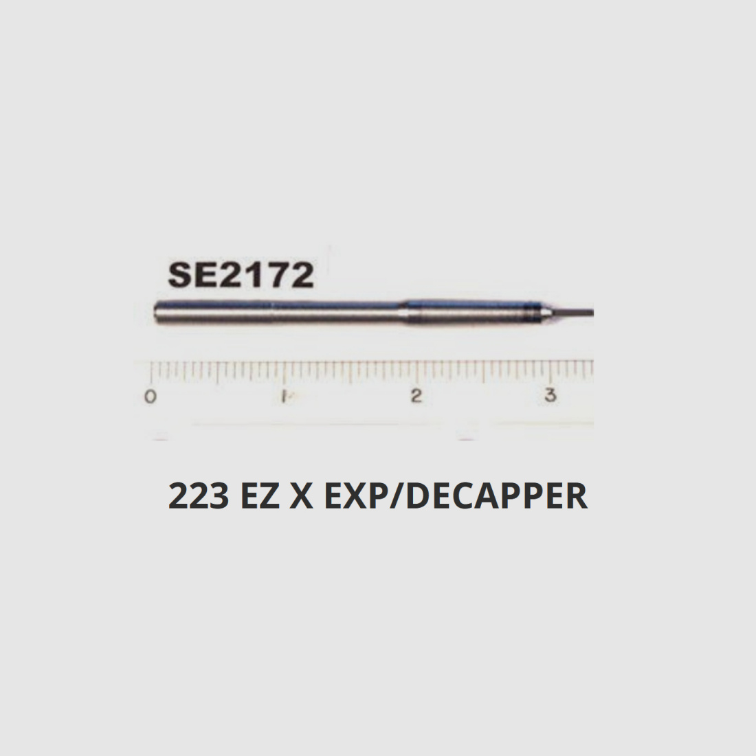 LEE SE2172 Spare Expander Decapper ROD .223 Rem. .222 224 | Ausstoßer Spindel für Kalibriermatrize