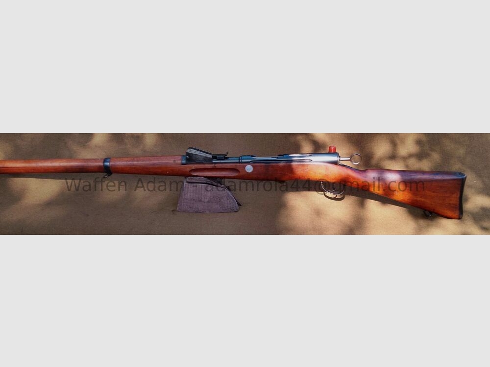 W+F, Fábrica de Armas Federal de Berna 1889 Rifle de cerrojo Schmidt Rubin