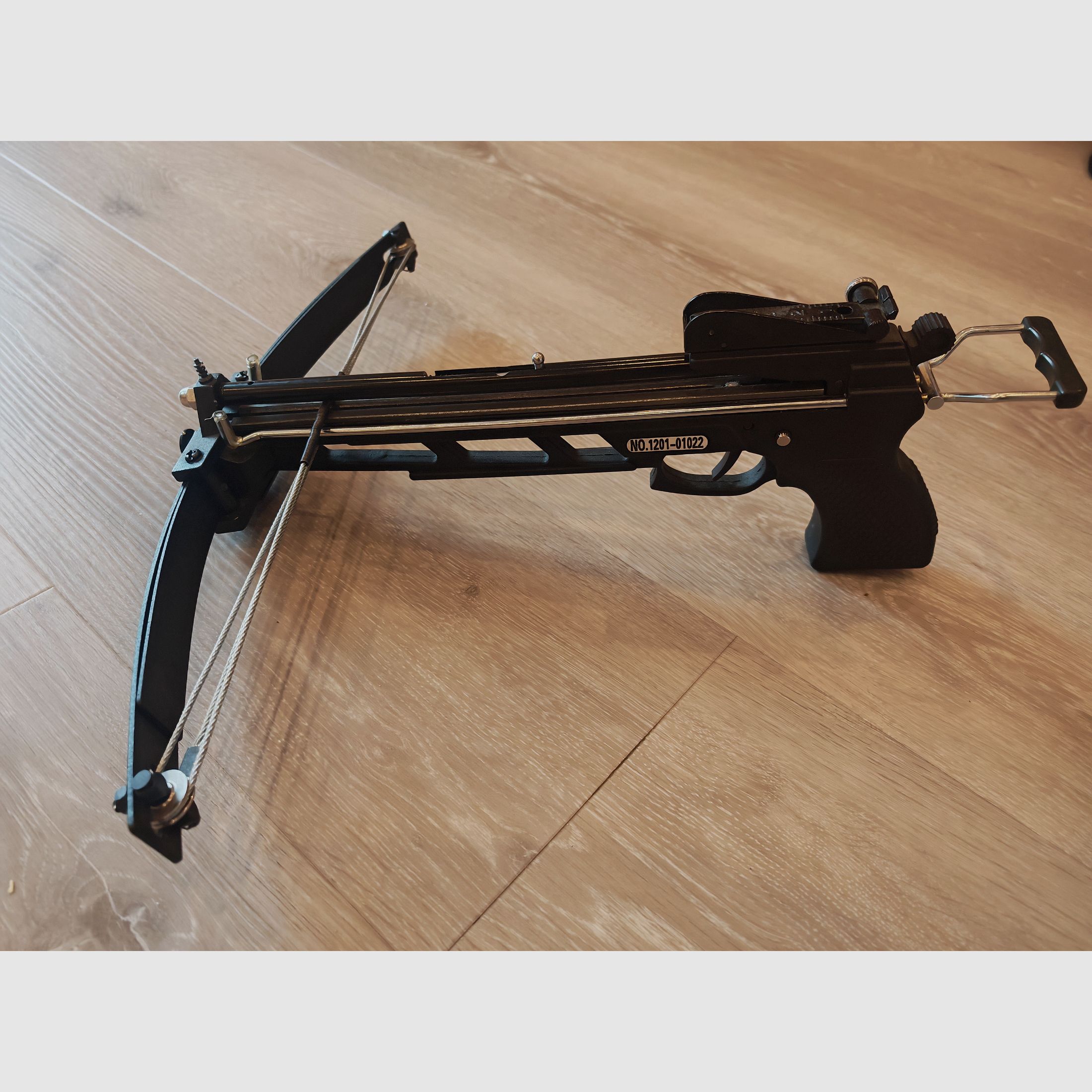 Crossfire II pistol crossbow for 6mm balls, fish arrows, and bolts