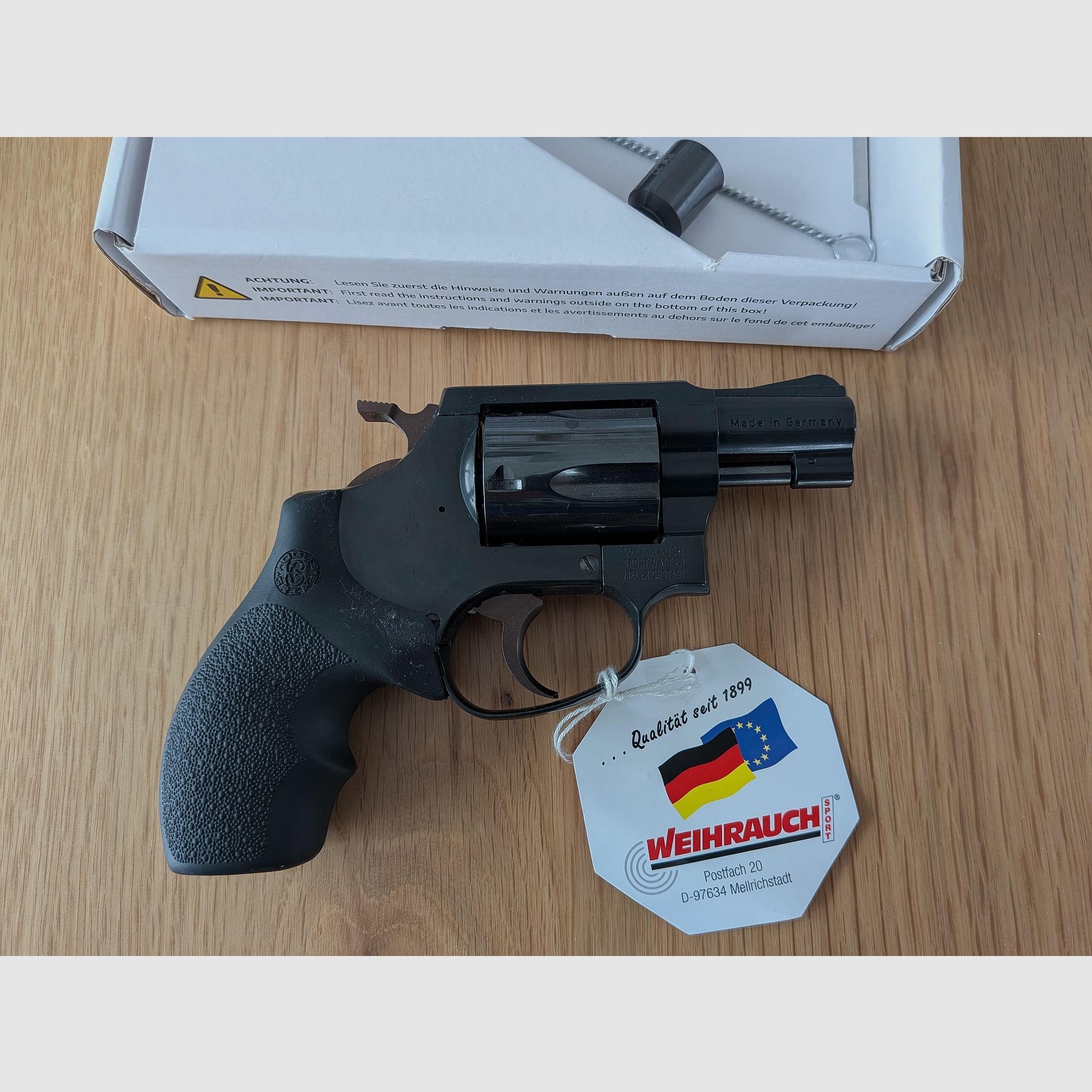 Weihrauch HW 37 9mm Knall ++ Non sparato ++ Hw37 Hogue impugnature