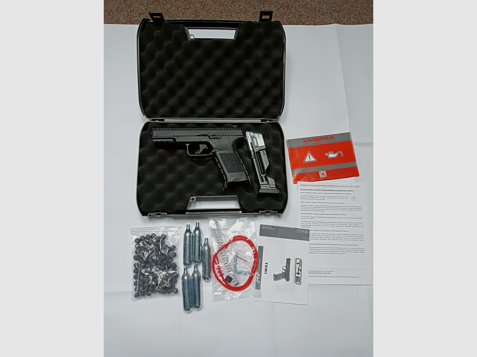 NEU Umarex T4E TPM1 cal.43  Sammlung Auflösung Glock HK416