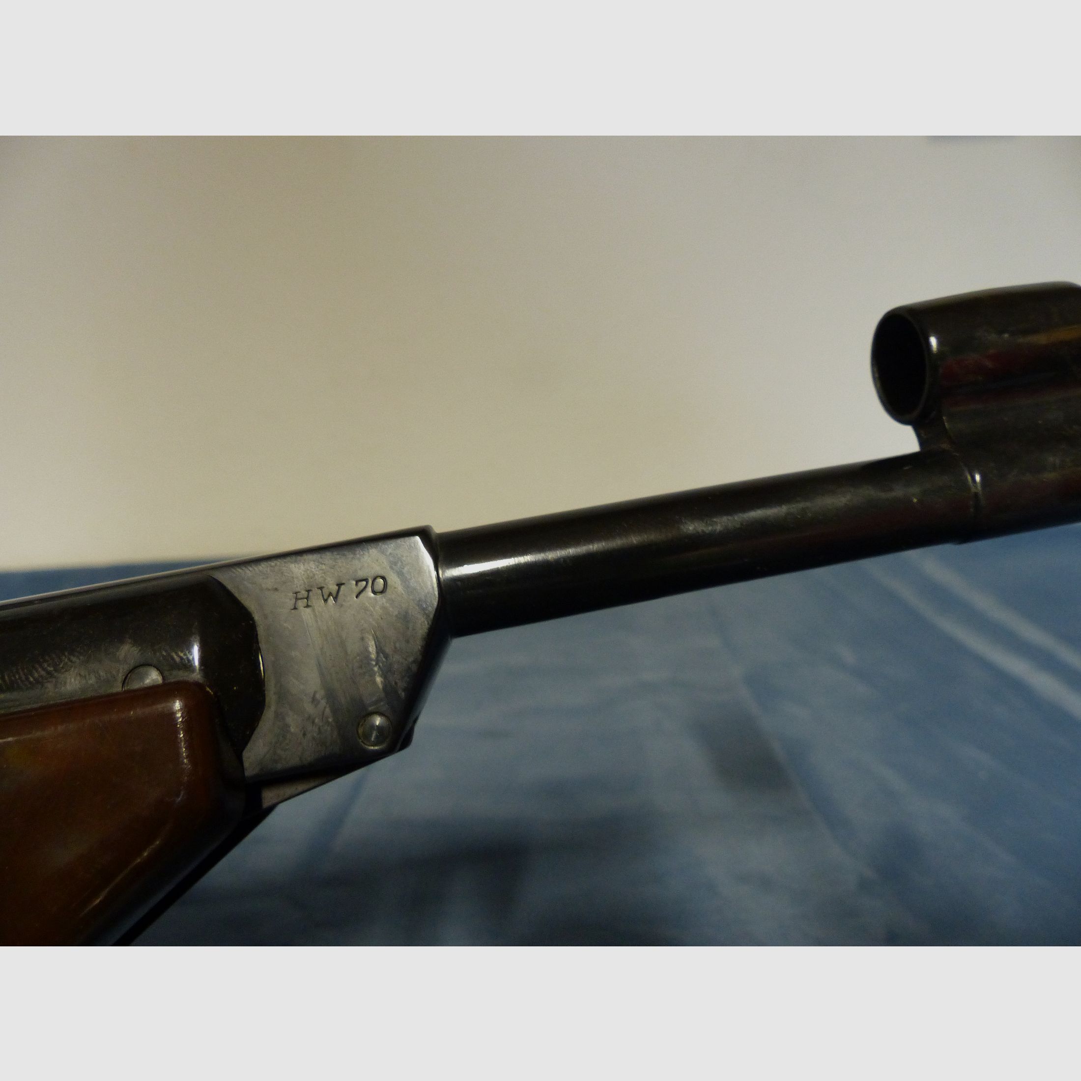 Pistola ad aria Weihrauch HW 70 4,5 mm Diabolo senza F con confezione originale numero di serie 284