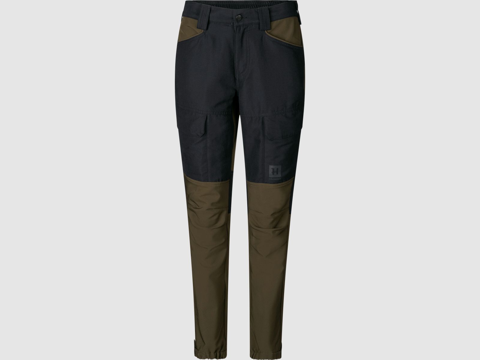 Härkila Scandinavian Trousers Women Willow Green/Deep Well Purple 40/32"