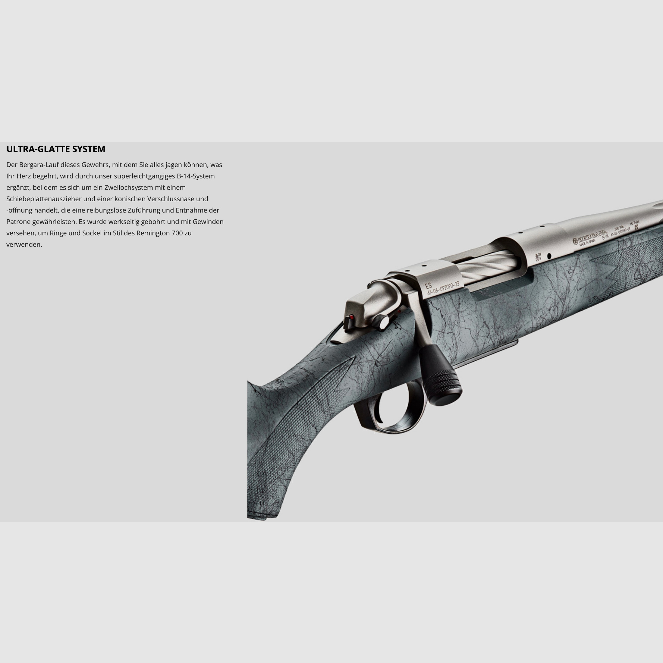 Bergara B14 Extreme Hunter 18" 5/8-24 UNEF Repetierbüchse