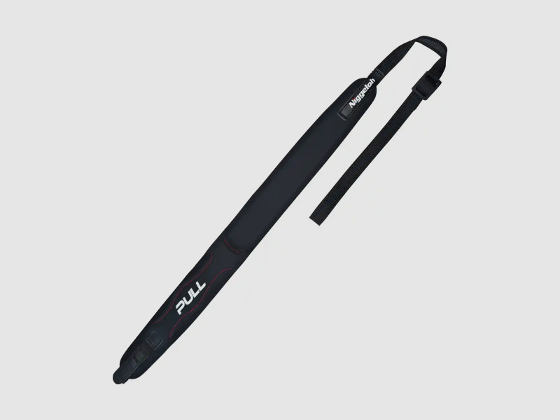 Cinghia per fucile Niggeloh PULL con sgancio rapido / neoprene, nero, immagine 1 di 3