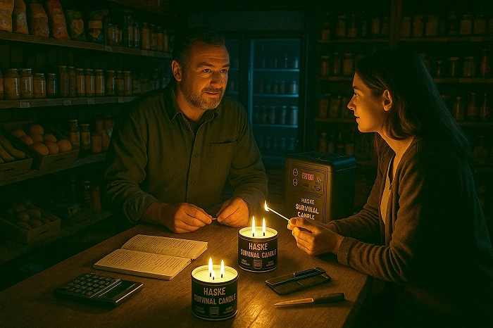 Vela de supervivencia EKO TRICORE 220 g Haske Pro 14 h de duración + cerillas, imagen 33 de 36