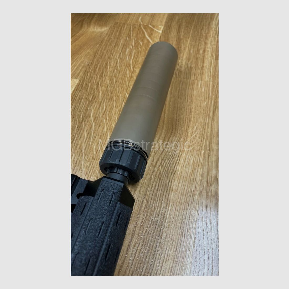 Acheron ACS E1 7.62 suppressor for Acheron HexaLug muzzle device quick release system HexaLug - available in black and FDE!