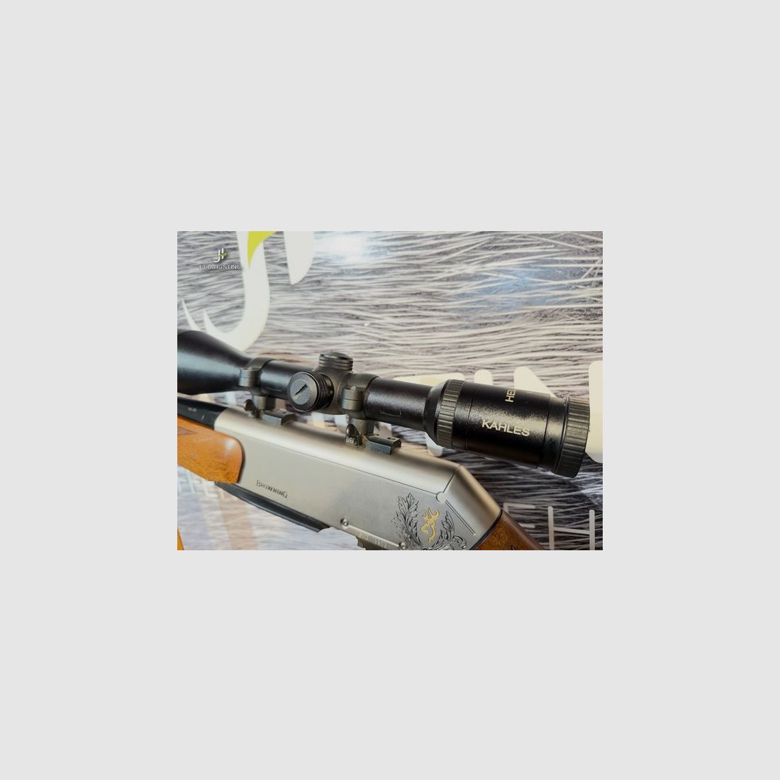 Browning BAR Longtrac; Kahles Helia 3-12x56 LP