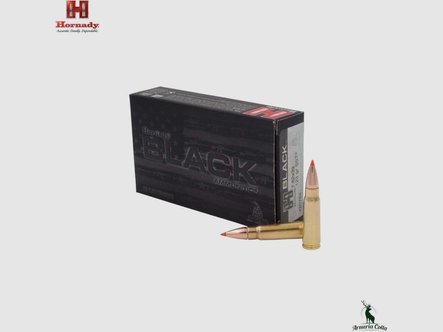 Hornady Munition SST Black Kal. 7.62X39 123 gr. Art. 80784