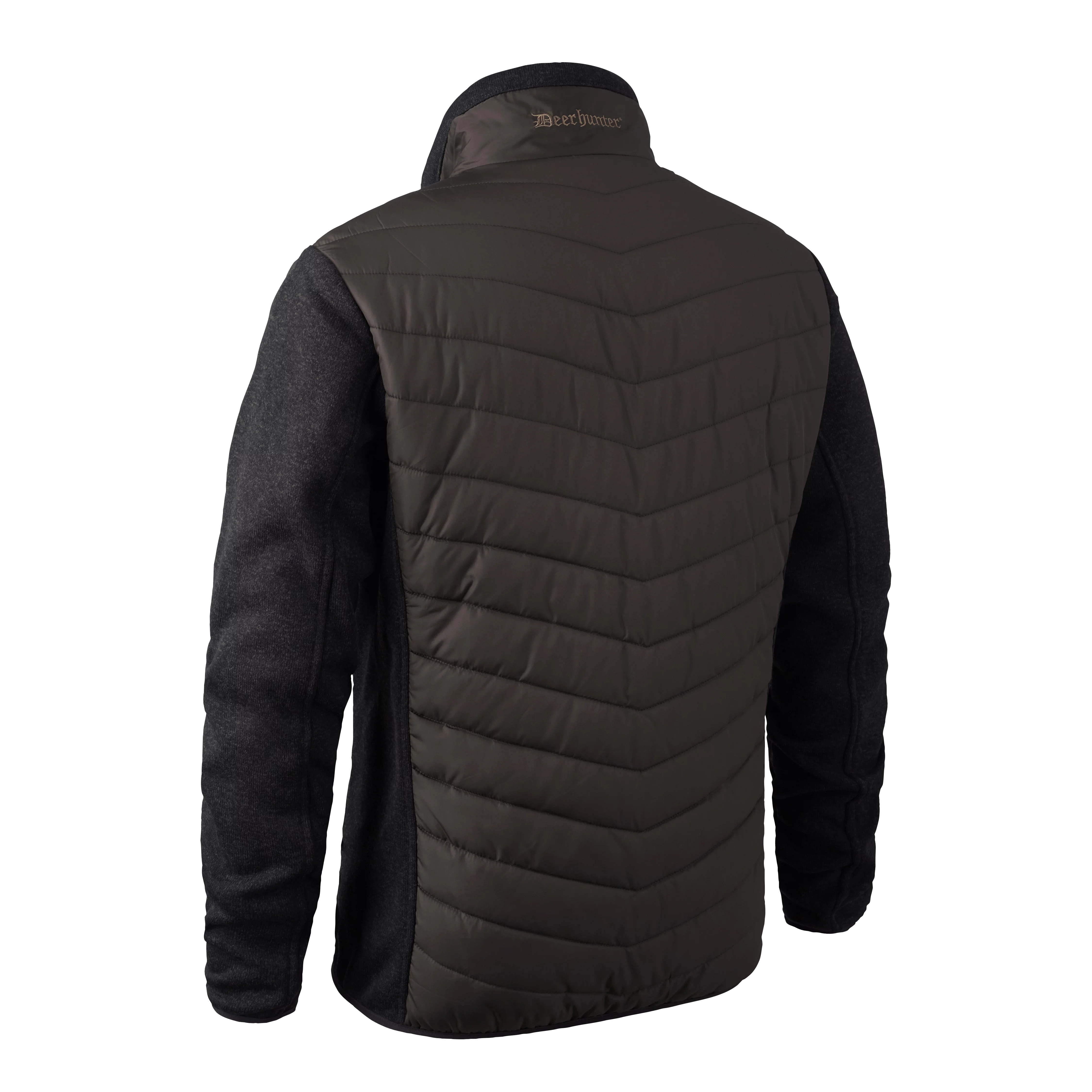 Moor gewatteerde jas met breisel - Brown Leaf, afbeelding 5 van 5