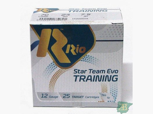 KARTON PATRONEN RIO STAR TEAM EVO TRAINING 24GR