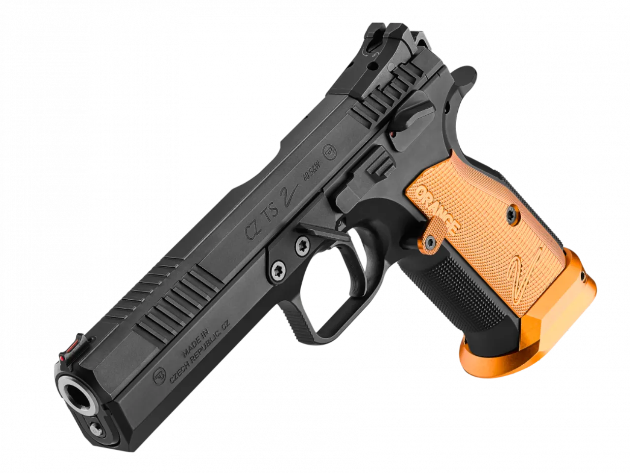 Pistola CZ TS 2 Orange 9mm Para 20-Colpi – Modello Maestro per IPSC Standard, immagine 3 di 3