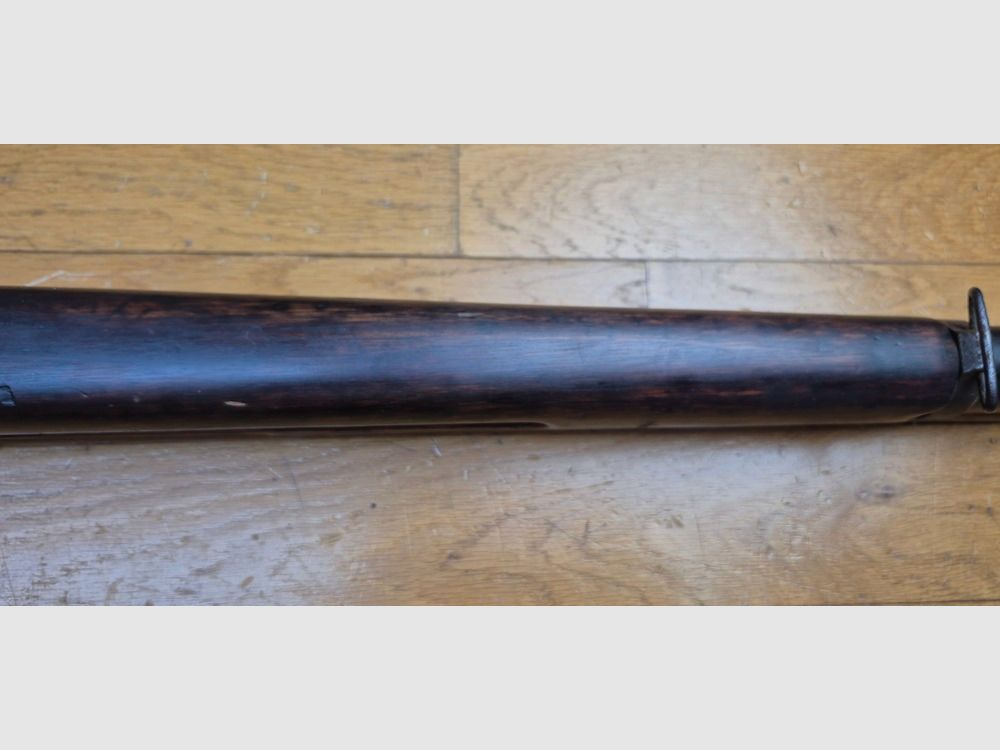 Sehr schönes japanisches Gewehr Arisaka Typ 38 – Originalkaliber 6,5×50 – Arsenal von Kokura Ende 1939 – Thailand-Bestellung von 1940 – Originalbrünierung zu 99% – Mechanik und Lauf sehr gut – Schöne Markierungen – Bajonettanschluss – TBE +, Bild 12 von 34