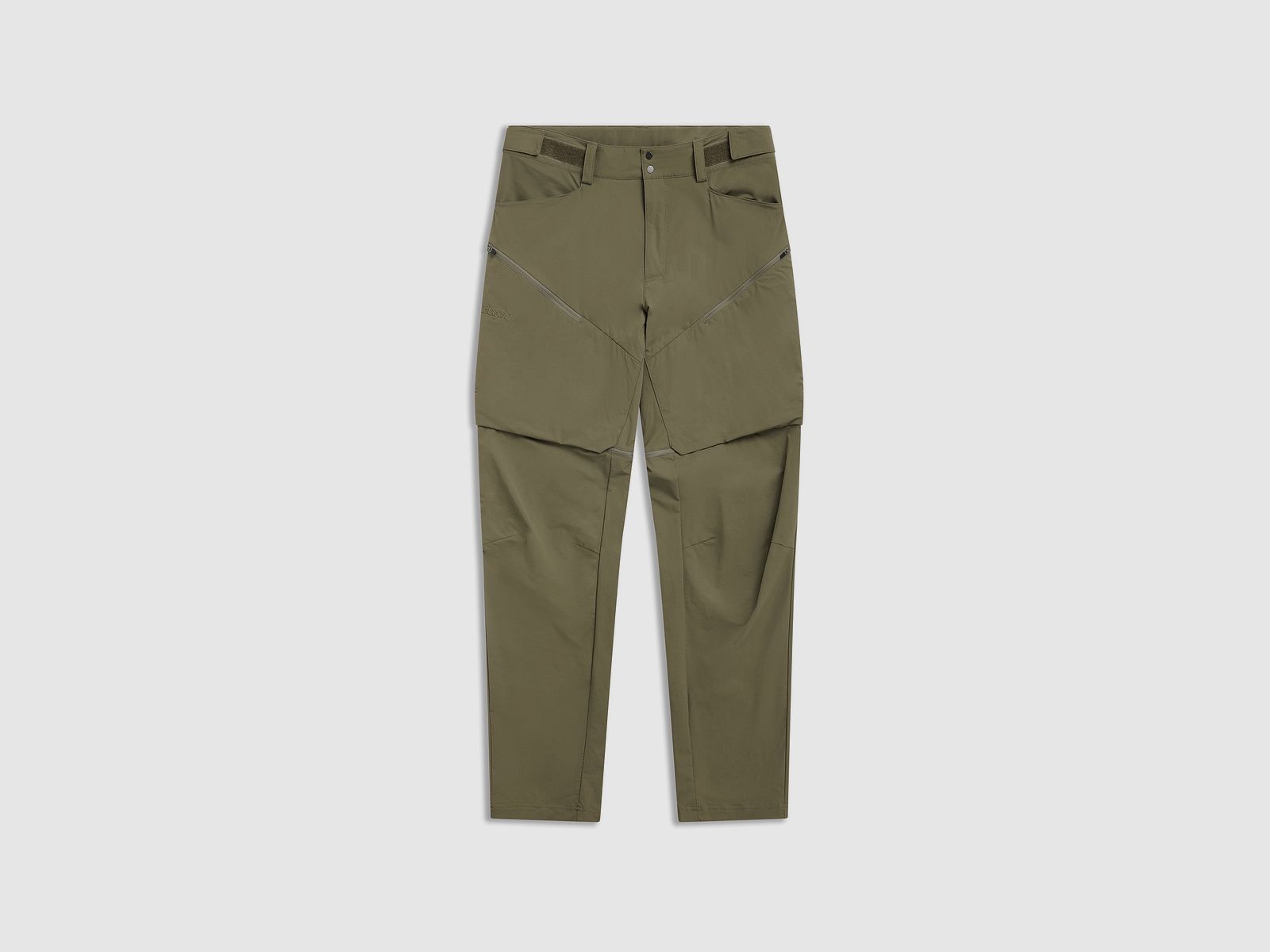 Bergans Convertible Zip-Off Softshell Pantaloni Uomo Verde Fango 52