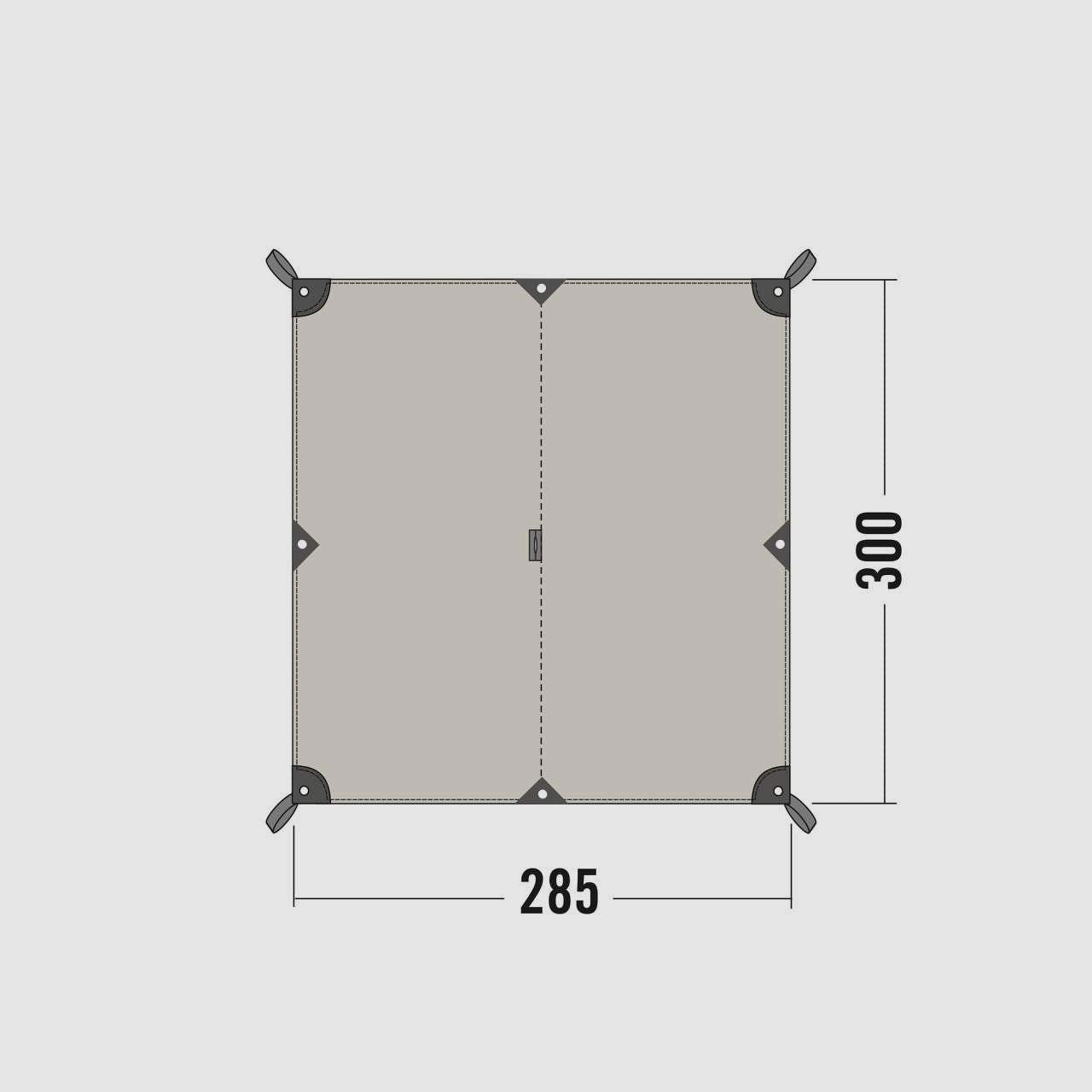 Tatonka Tarp TC – Bushcraft Tarp aus Technical Cotton, Bild 3 von 6