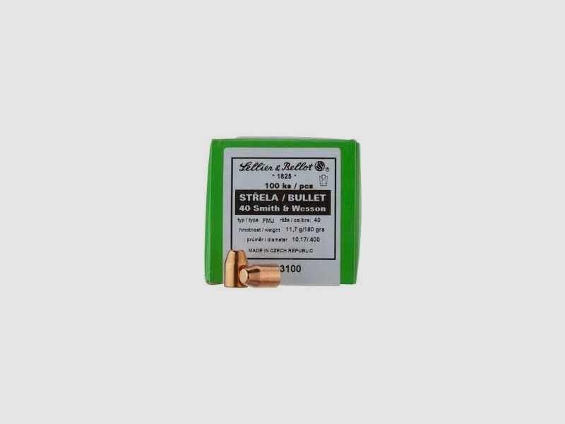 Sellier&Bellot Geschosse .400 (10 mm), 11,7g/180grs. Vlm