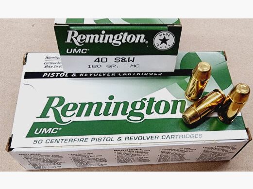 .40 S&W/180grs Remington FPJ 50 Stk.