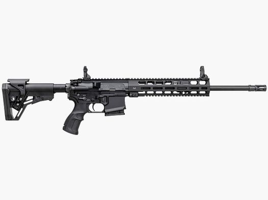 Haenel CR 223 M-LOK Handschutz Lauflänge 423 mm | Matchabzug | Handschutz lang | Schwarz | sportlich zugelassen, Kal. .223 Rem.