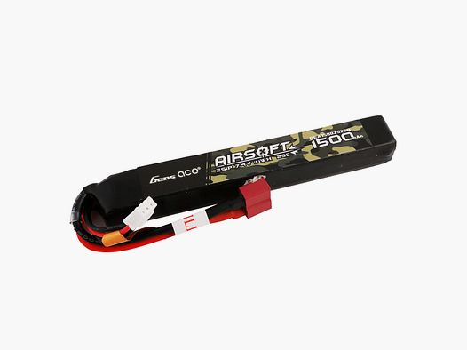 Gens Ace 25C 1500mAh 2S1P 7.4V Sticktype mit T-Stecker